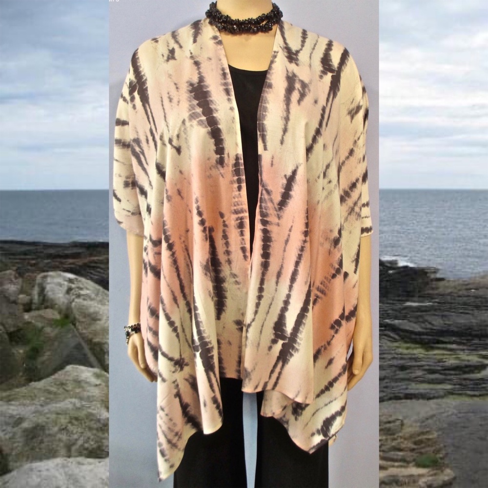 JFD Pink Shibori Kimono